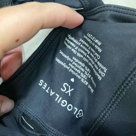 NWT Blogilates Women's Size XS Black Ruffle Tank Top Cropped Athleisure Shirt - Picture 5 of 12